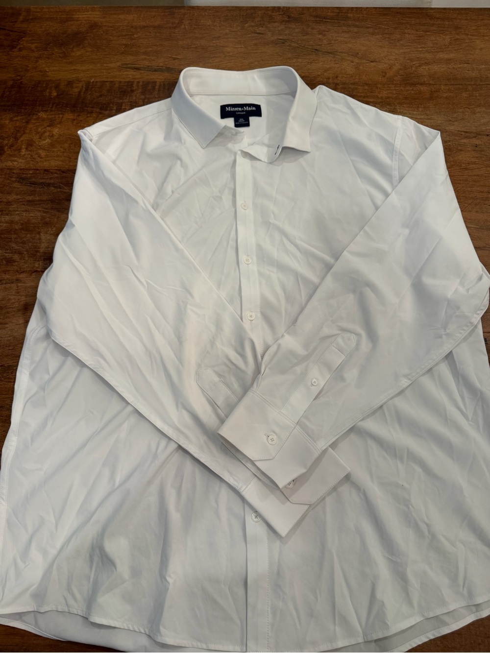 Mizzen+Main Leeward White Men's Dress Shirt